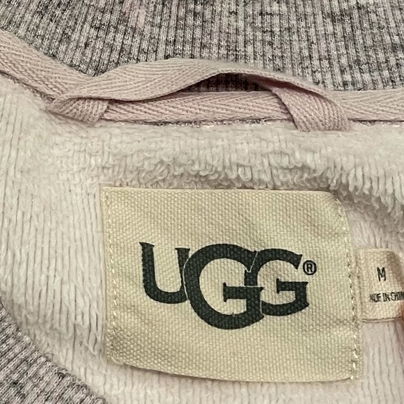 Ugg Women's Pink Heather Morgan Sweatshirt Medium casual - Picture 4 of 8